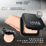 [SPECIAL 11.11] NEW! MAKE OVER Perfect Cover Powder Foundation Mini - TWC Two Way Cake Ukuran Mini Cover Melt and Blur Powder 16H Blurring Velvet Smooth Finish Bedak Padat Compact High Coverage Ringan Wajah Flawless Make Up Tahan Lama Non-Comedogenic
