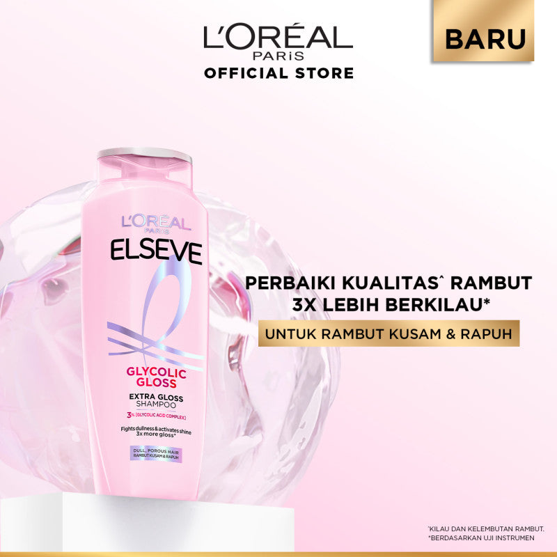 L'Oreal Paris Elseve Glycolic Gloss Shampoo 280mL