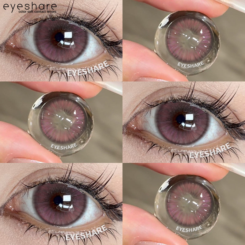 Eyeshare Softlens Big Eyes 14.5mm 1Pasang LOIRE BROWN Lensa Kontak Mata Orang Korea