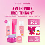 [SPECIAL NEW WAREHOUSE] Emina 4pcs Bundle 4in1 Paket skincare Moisturizer Serum Face Wash - GLOWING KIT ACNE KIT Dark Spot Bright Barrier Set