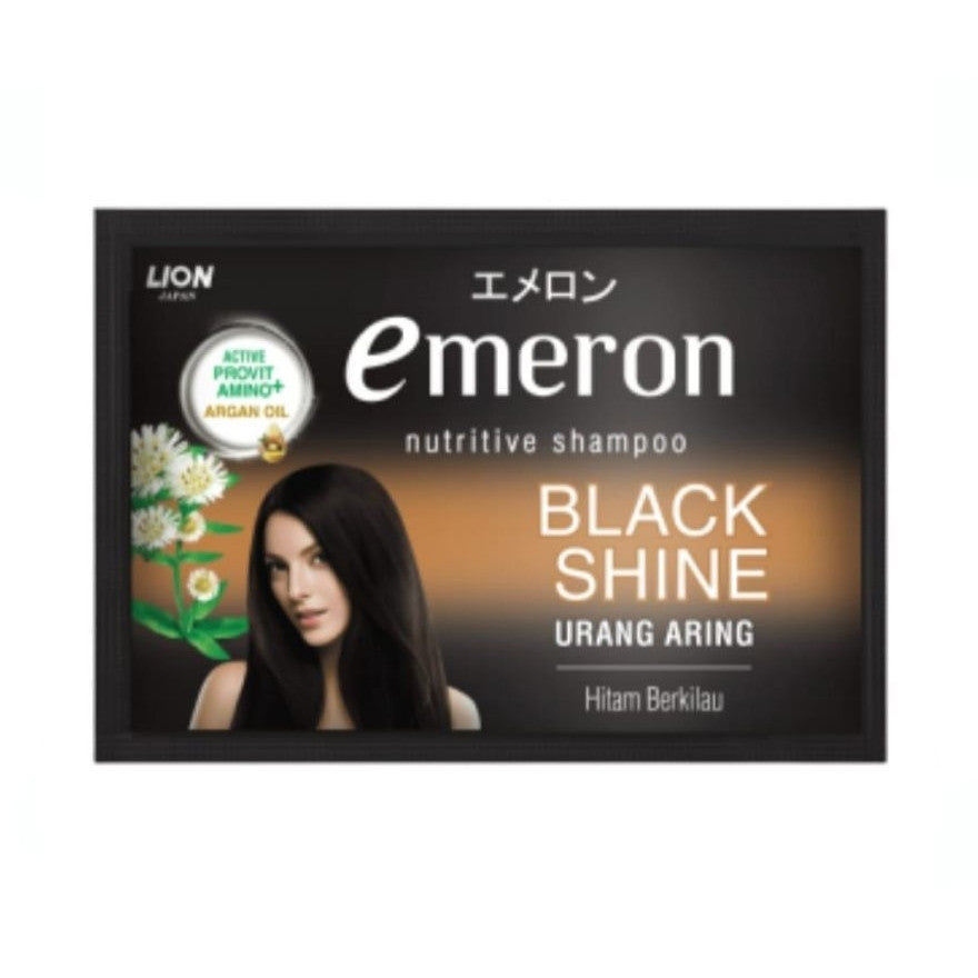 EMERON Shampoo 10ml Renceng 12 Pcs | Shampo Emeron Hijab, Anti Dandruff, Hair Fall, Black & Shine