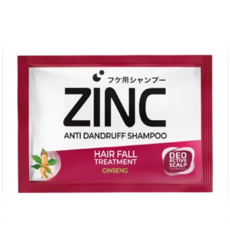 ZINC Shampoo Hijab Sachet 10ml Sachet Renceng 12 Pcs | Shampo Zinc Perawatan Rambut, Active Fresh