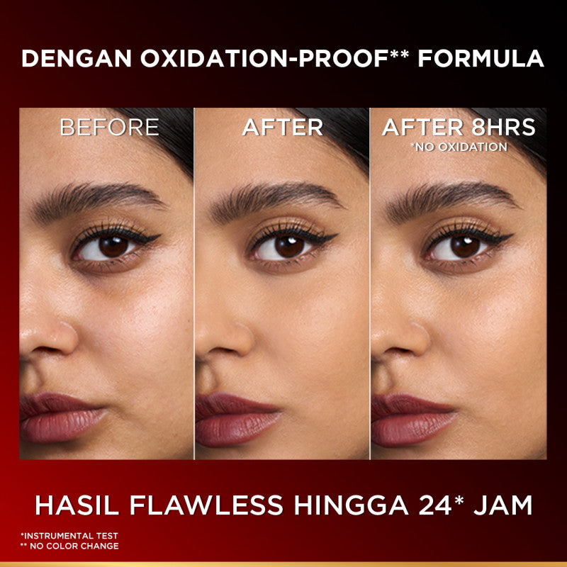 [BARU!] L'Oreal Paris Infaillible Cushion Foundation 24H - flawless coverage,  Cushion dengan hasil yang nyaman tersedia dalam 10 shades cocok untuk kulit indonesia.