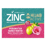 ZINC Shampoo Hijab Sachet 10ml Sachet Renceng 12 Pcs | Shampo Zinc Perawatan Rambut, Active Fresh