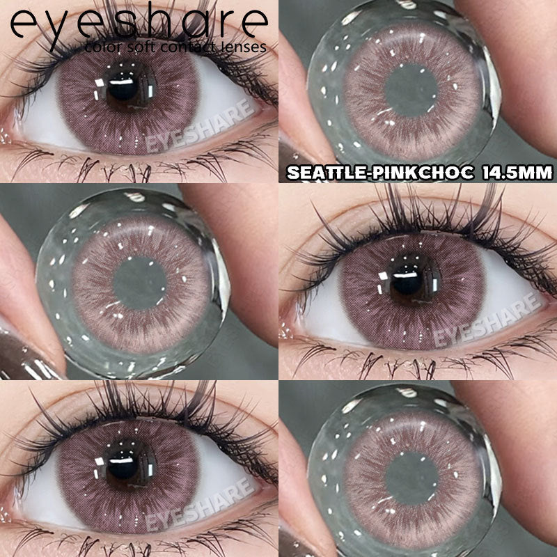 Eyeshare Softlens Big Eyes 14.5mm 1Pasang LOIRE BROWN Lensa Kontak Mata Orang Korea