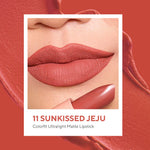 [LIPSTICK ALA KOREA] WARDAH Colorfit Ultralight Matte Lipstick - Korean Limited Edition Shade 09-13 - Lipstick Tahan Lama Hingga 8 Jam -Dilengkapi Vtamin E -Ringan dan Lembut di Bibir-Makeup-Lipstik Tahan Minyak 24 Jam-Lipstik Tasya-Lip Cream-Lip Matte