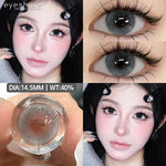 Eyeshare Softlens MONTREAL Gray Big Eyes 14.5mm 1Pasang Lensa Kontak Pupil Berwarna Terang