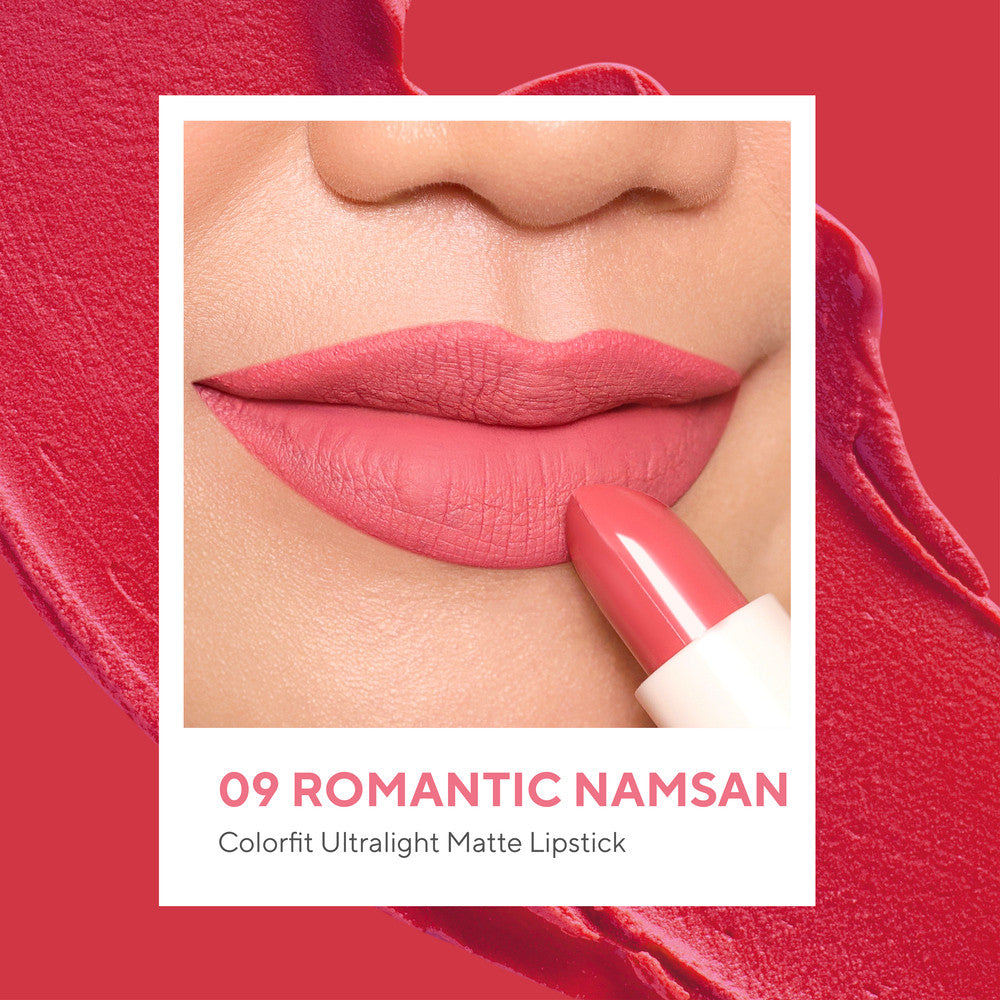[LIPSTICK ALA KOREA] WARDAH Colorfit Ultralight Matte Lipstick - Korean Limited Edition Shade 09-13 - Lipstick Tahan Lama Hingga 8 Jam -Dilengkapi Vtamin E -Ringan dan Lembut di Bibir-Makeup-Lipstik Tahan Minyak 24 Jam-Lipstik Tasya-Lip Cream-Lip Matte