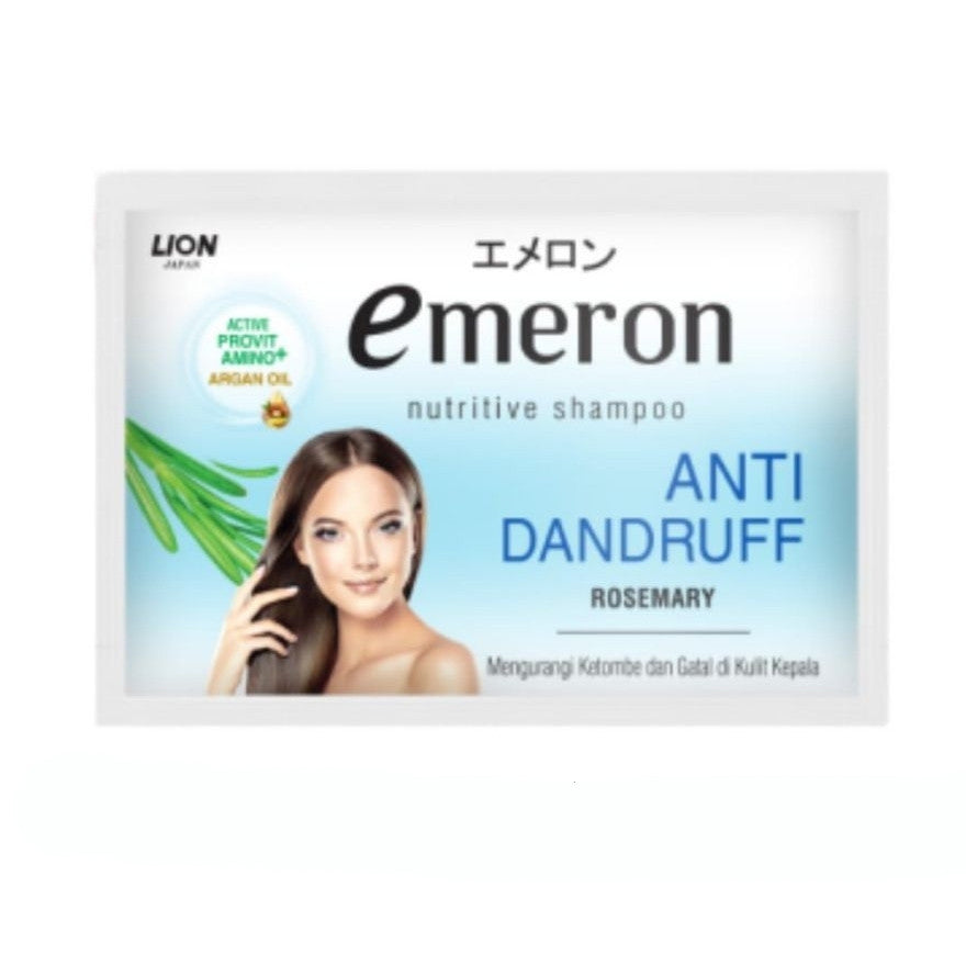 EMERON Shampoo 10ml Renceng 12 Pcs | Shampo Emeron Hijab, Anti Dandruff, Hair Fall, Black & Shine