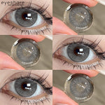 Eyeshare Softlens Big Eyes 14.5mm 1Pasang LOIRE BROWN Lensa Kontak Mata Orang Korea