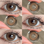 Eyeshare Softlens Big Eyes 14.5mm 1Pasang LOIRE BROWN Lensa Kontak Mata Orang Korea