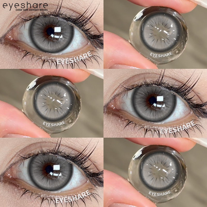 Eyeshare Softlens Big Eyes 14.5mm 1Pasang LOIRE BROWN Lensa Kontak Mata Orang Korea