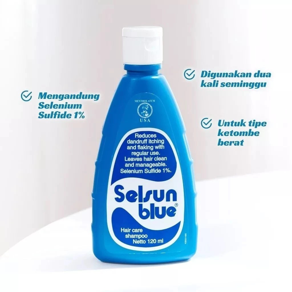 SELSUN Shampoo Blue / Gold / Yellow Hair Care - Shampo Perawatan Ketombe Rambut