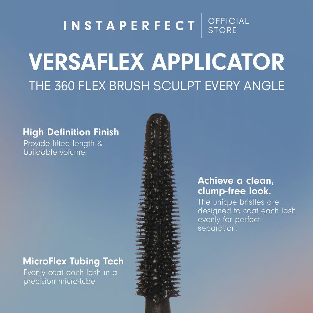 Instaperfect Noir HD Lash Tubing Mascara 6g- Mascara Peel off Bulu Mata High Definition dengan Hasil Lentik Natural