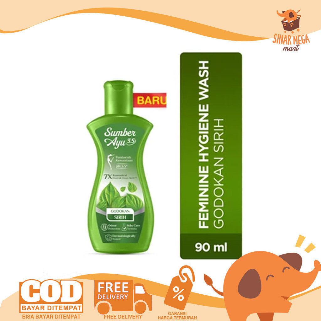 Sumber Ayu Feminine Hygiene Godokan Sirih 90 ml PH.3.5  Pembersih Kewanitaan