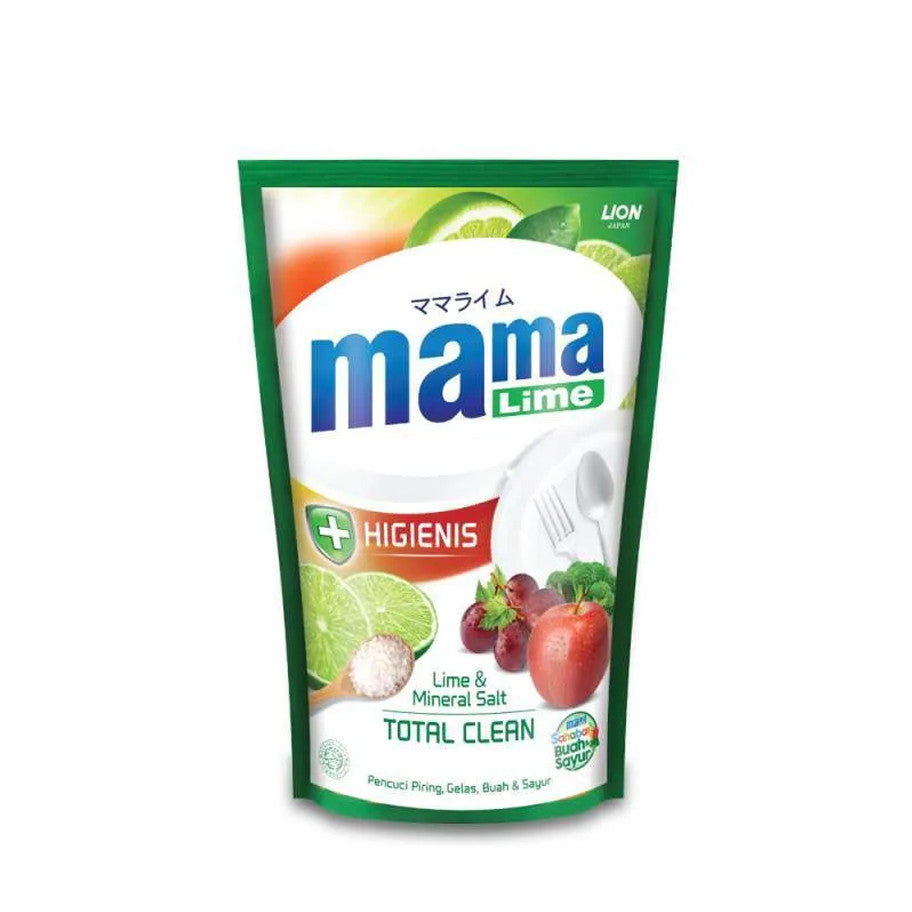 Mama Lemon Lime Sabun Cair Cuci Piring Buah dan Sayur Pouch Besar 430ML / 680ML