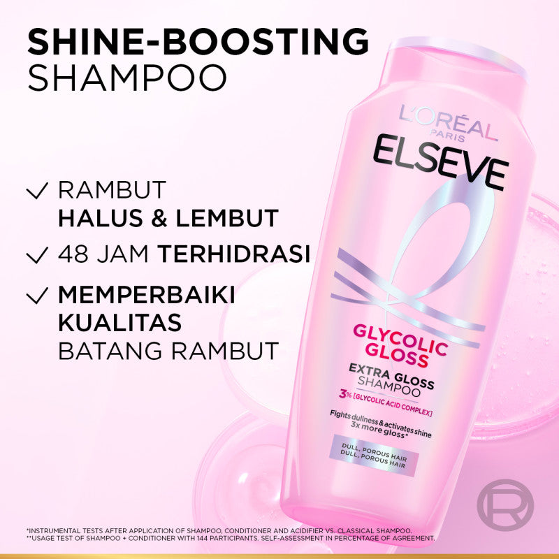 L'Oreal Paris Elseve Glycolic Gloss Shampoo 400mL