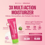 NEW! Emina Bright Stuff Ultra-Light Moisturizing Cream 20 ml - Pelembab Wajah Mencerahkan, Mengandung SPF 30 PA+++, Melindungi dari Sinar UV, Melembapkan, Cepat Meresap, Cerah Instan, Menyamarkan Noda Hitam, Cocok untuk Semua Jenis Kulit