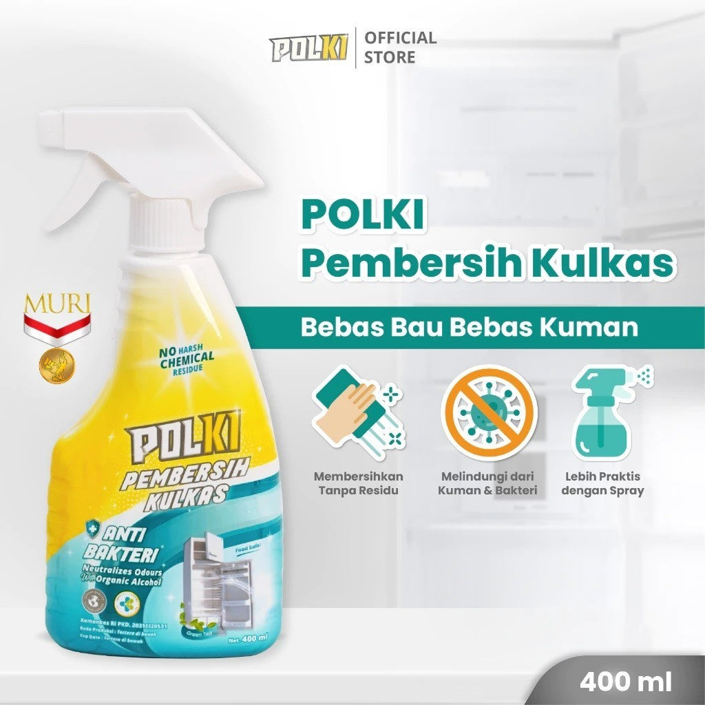 POLKI Cleaner Cairan Pembersih Kerak Keramik / Dapur / Kulkas Anti Lalat