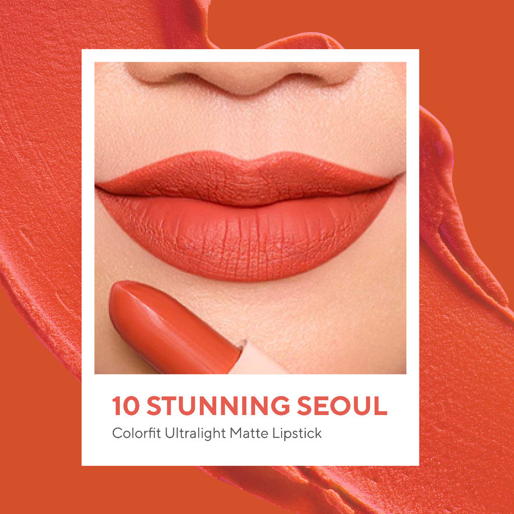 [LIPSTICK ALA KOREA] WARDAH Colorfit Ultralight Matte Lipstick - Korean Limited Edition Shade 09-13 - Lipstick Tahan Lama Hingga 8 Jam -Dilengkapi Vtamin E -Ringan dan Lembut di Bibir-Makeup-Lipstik Tahan Minyak 24 Jam-Lipstik Tasya-Lip Cream-Lip Matte