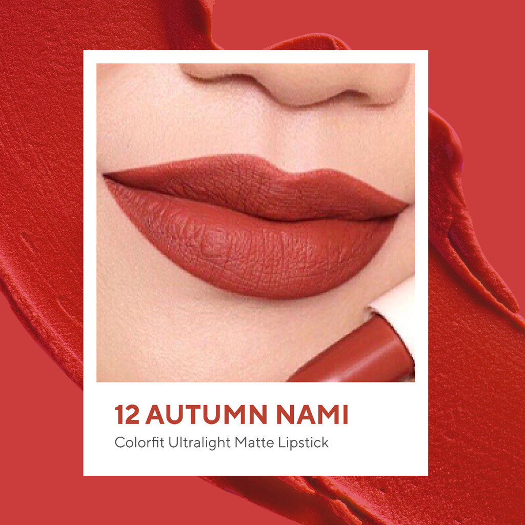 [LIPSTICK ALA KOREA] WARDAH Colorfit Ultralight Matte Lipstick - Korean Limited Edition Shade 09-13 - Lipstick Tahan Lama Hingga 8 Jam -Dilengkapi Vtamin E -Ringan dan Lembut di Bibir-Makeup-Lipstik Tahan Minyak 24 Jam-Lipstik Tasya-Lip Cream-Lip Matte
