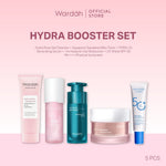 Wardah [5 pcs] Paket Skincare Solusi Masalah Kulit - Face Wash, Moisturizer, Serum, Sunscreen, & Toner (Acnederm, Cica, Panthenol, UV Shield, Amino Facial Wash, Airy, Crystal Secret, Lightening)