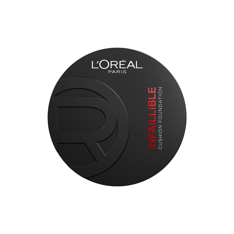 [BARU!] L'Oreal Paris Infaillible Cushion Foundation 24H - flawless coverage,  Cushion dengan hasil yang nyaman tersedia dalam 10 shades cocok untuk kulit indonesia.