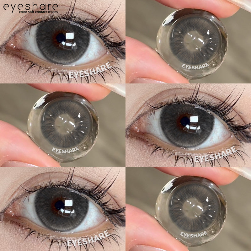 Eyeshare Softlens Big Eyes 14.5mm 1Pasang LOIRE BROWN Lensa Kontak Mata Orang Korea