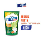 Mama Lemon Lime Sabun Cair Cuci Piring Buah dan Sayur Pouch Besar 430ML / 680ML