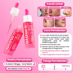 GLOW FX Glass Skin Set 17% Total Acids CeraCapsule Peeling Solution Serum + Glow Bomb Serum 20ml