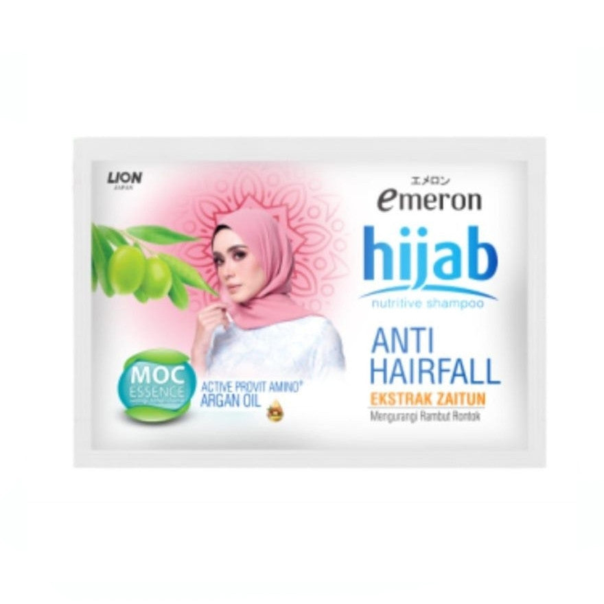EMERON Shampoo 10ml Renceng 12 Pcs | Shampo Emeron Hijab, Anti Dandruff, Hair Fall, Black & Shine