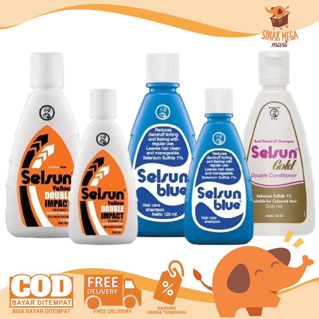 SELSUN Shampoo Blue / Gold / Yellow Hair Care - Shampo Perawatan Ketombe Rambut
