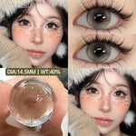 Eyeshare Softlens MONTREAL Gray Big Eyes 14.5mm 1Pasang Lensa Kontak Pupil Berwarna Terang