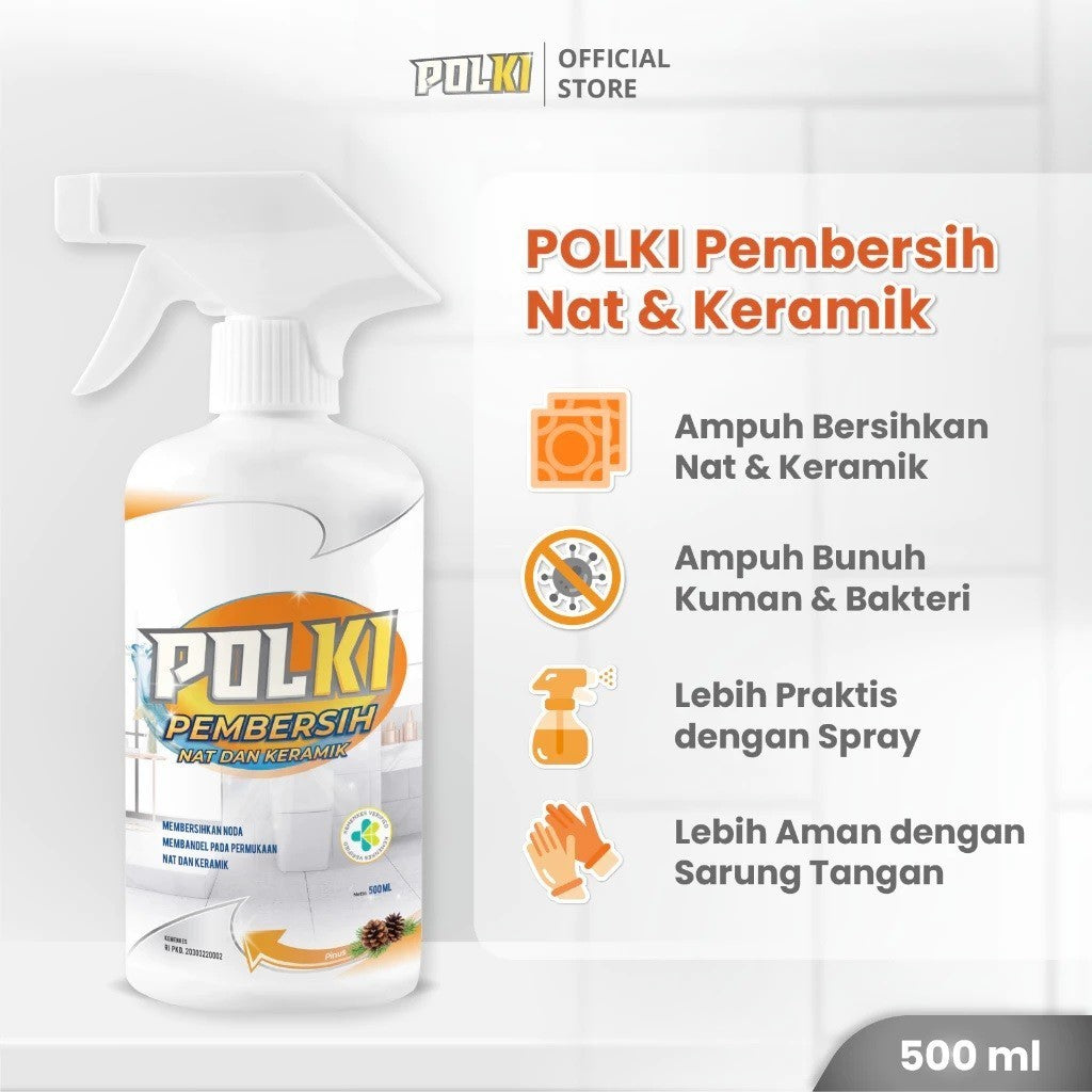 POLKI Cleaner Cairan Pembersih Kerak Keramik / Dapur / Kulkas Anti Lalat