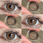 Eyeshare Softlens Big Eyes 14.5mm 1Pasang LOIRE BROWN Lensa Kontak Mata Orang Korea