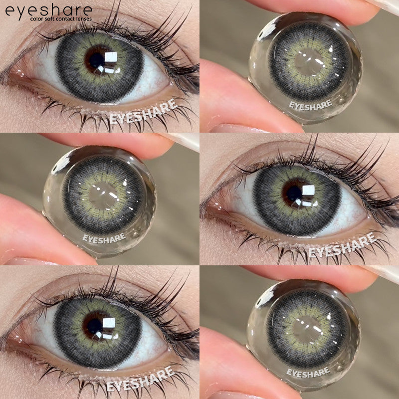 Eyeshare Softlens Big Eyes 14.5mm 1Pasang LOIRE BROWN Lensa Kontak Mata Orang Korea
