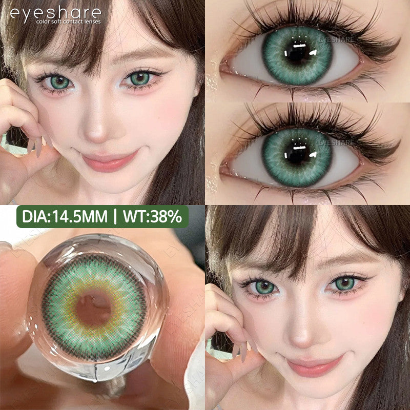 Eyeshare Softlens Big Eyes 14.5mm 1Pasang LOIRE BROWN Lensa Kontak Mata Orang Korea