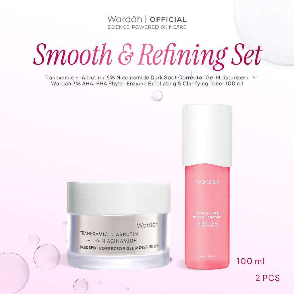 NEW! Wardah 3% AHA-PHA Phyto-Enzyme Exfoliating & Clarifying Toner 100 ml-Mengangkat Sel Kulit Mati, Mencerahkan dan Melembukan Kulit Tanpa Sensasi Cekit-Cekit dan Tanpa Sensasi Terbakar - Skincare