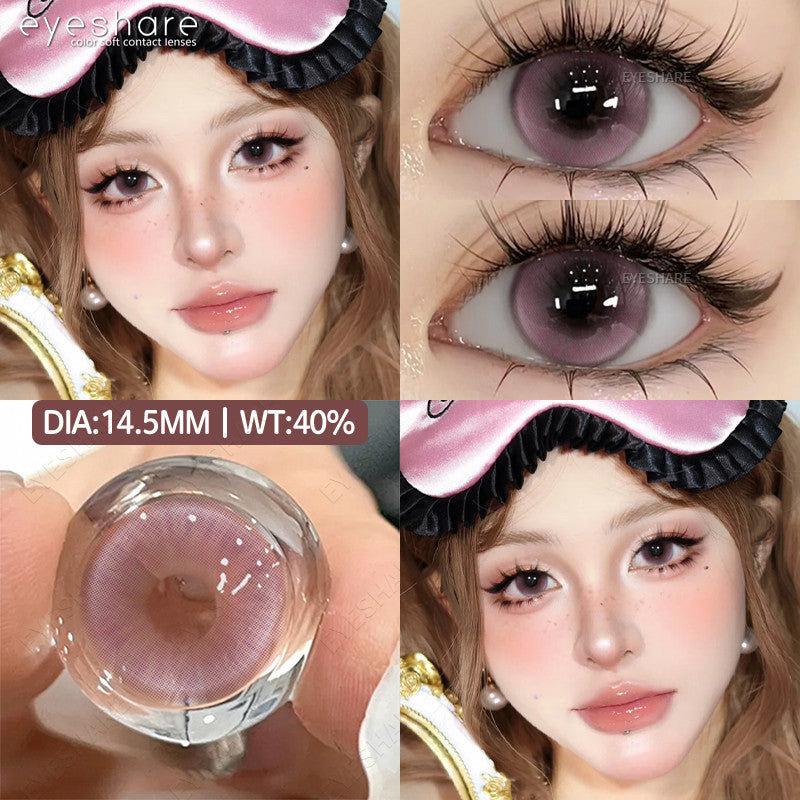 Eyeshare Softlens MONTREAL Gray Big Eyes 14.5mm 1Pasang Lensa Kontak Pupil Berwarna Terang