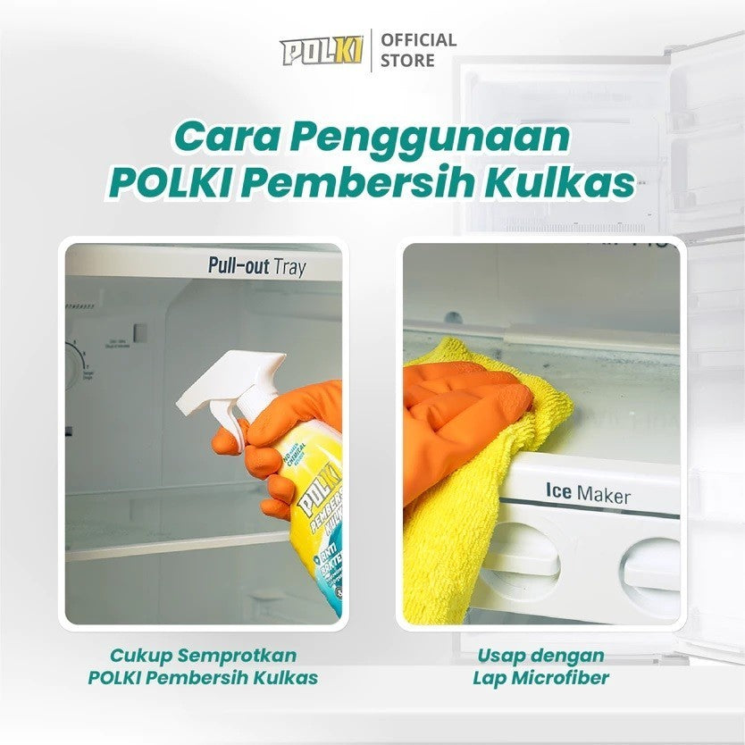 POLKI Cleaner Cairan Pembersih Kerak Keramik / Dapur / Kulkas Anti Lalat