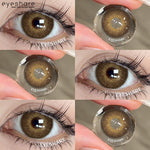 Eyeshare Softlens Big Eyes 14.5mm 1Pasang LOIRE BROWN Lensa Kontak Mata Orang Korea