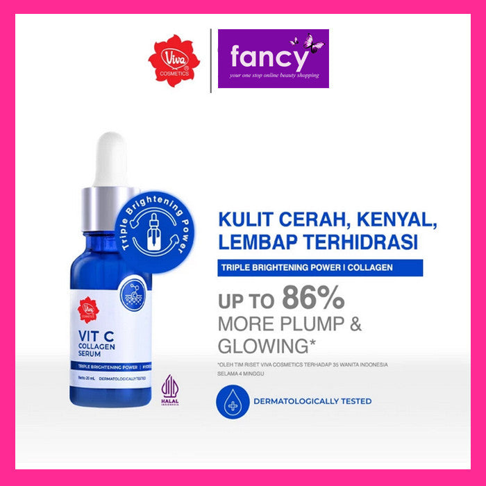 Viva Serum 20ml – Gold Whitening / Vitamin C Collagen – Brightening & Nourishing Face Serum (NEW)