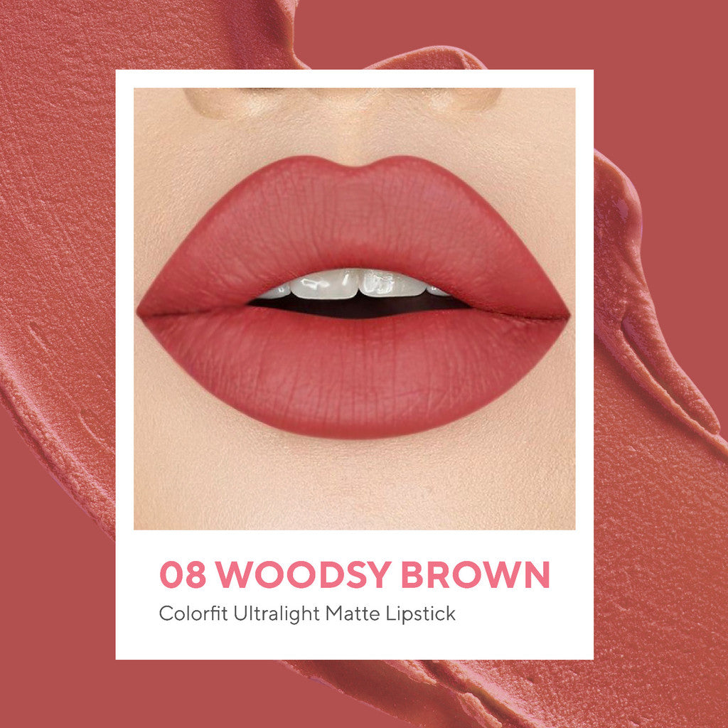 [LIPSTICK ALA KOREA] WARDAH Colorfit Ultralight Matte Lipstick - Korean Limited Edition Shade 09-13 - Lipstick Tahan Lama Hingga 8 Jam -Dilengkapi Vtamin E -Ringan dan Lembut di Bibir-Makeup-Lipstik Tahan Minyak 24 Jam-Lipstik Tasya-Lip Cream-Lip Matte