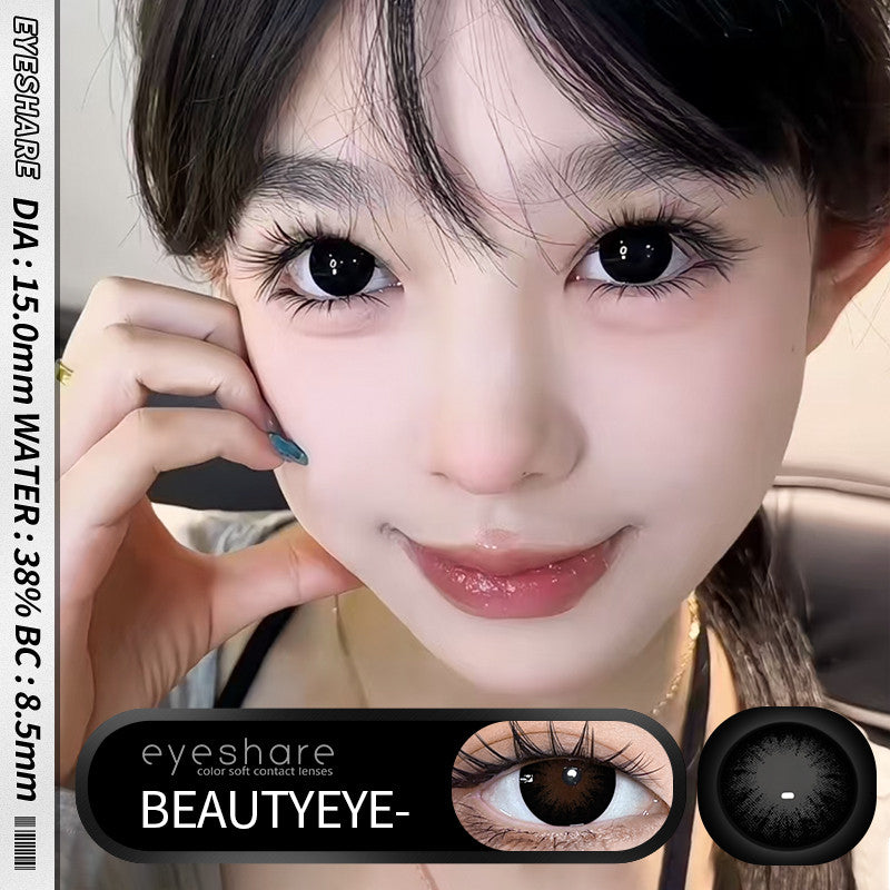 Eyeshare Softlens 15MM CELEBES BLACK 1 Pasang Big Eyes Lensa Kontak Softlen