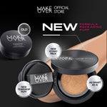 MAKE OVER Matte Amplify Bundle: NEW! Amplify Glass Fluid + Powerstay Sync Matte Cushion - Paket Lengkap Lip Gloss dan Cushion High Coverage Long Lasting