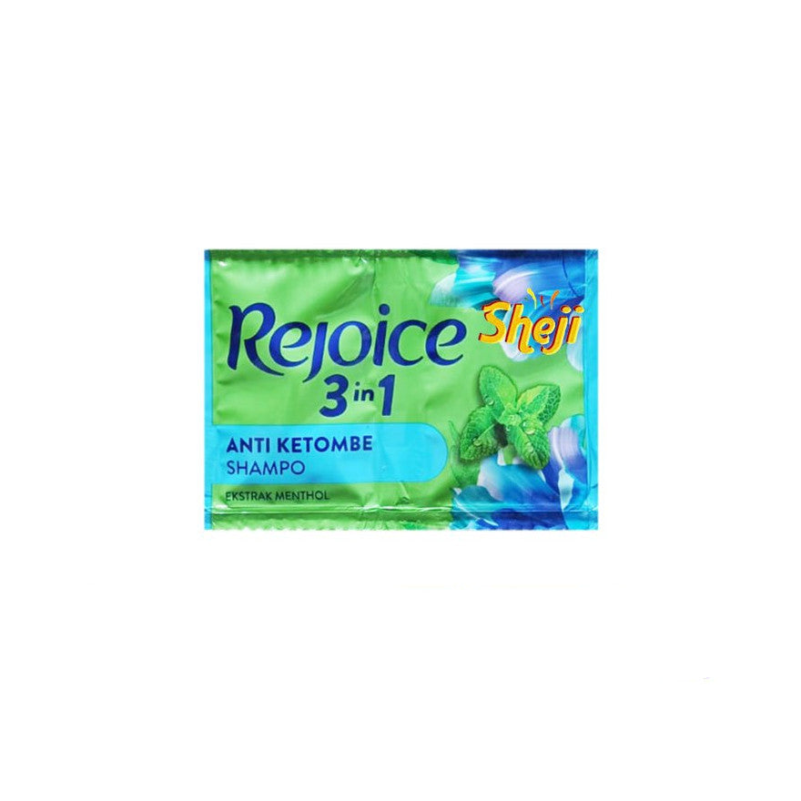 REJOICE Shampoo 3in1 Sachet Renceng 12 All Varian 10ml | Sampo Rejoice Anti Ketombe, Korean Rose