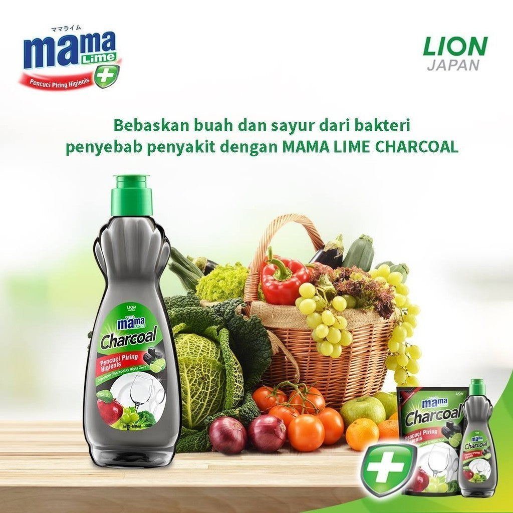 Mama Lemon Lime Sabun Cair Cuci Piring Buah dan Sayur Pouch Besar 430ML / 680ML