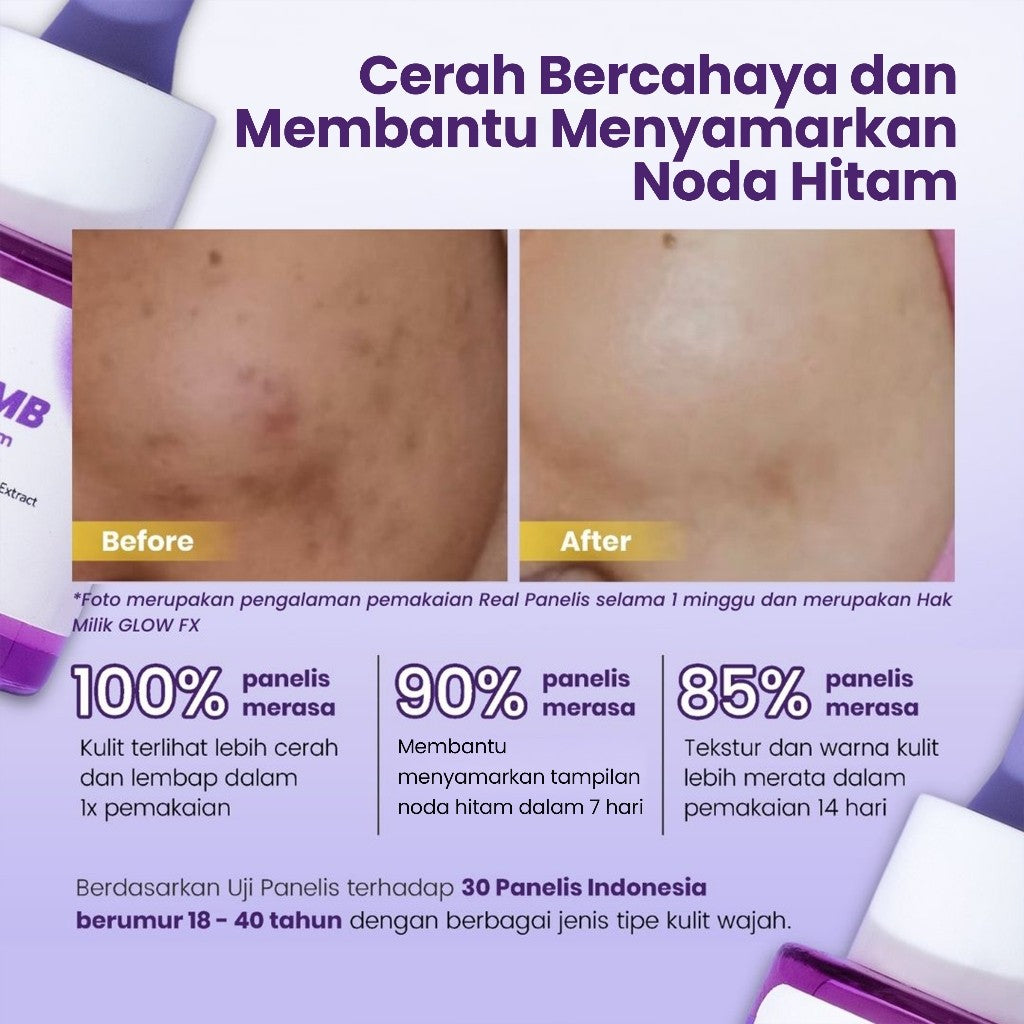 GLOW FX Twin Pack Glow Bomb Serum 20ml 19% Brightening Power - Serum Glowing Flek dan Bekas Jerawat