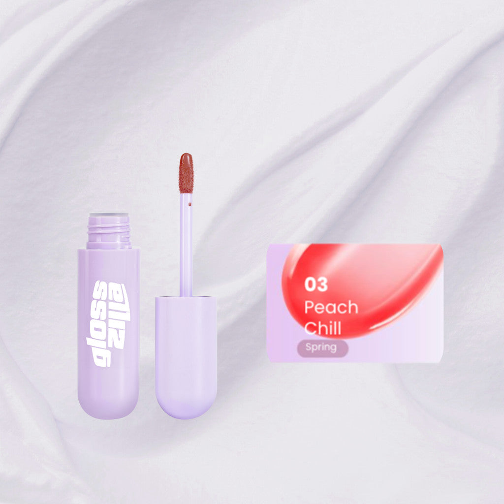 NEW! Emina Glosszilla Lightweight Lip Jelly Vinyl 3 g - Transferproof Gloss, Longlasting Stain, Intense Color, Plumpy, Transferproof, Tahan Lama, Cocok untuk Bibir Sensitif, Ringan, Tidak Lengket, Mengandung Vit E, Oil Complex, dan Hyaluronic Acid