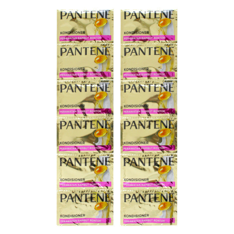 PANTENE Shampoo Sachet Renceng 12 Pcs 10ml | Pantene Anti Dandruff, Anti Lepek, Black, All Varian
